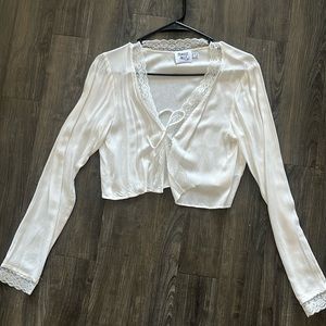 Princes Polly white tie shirt